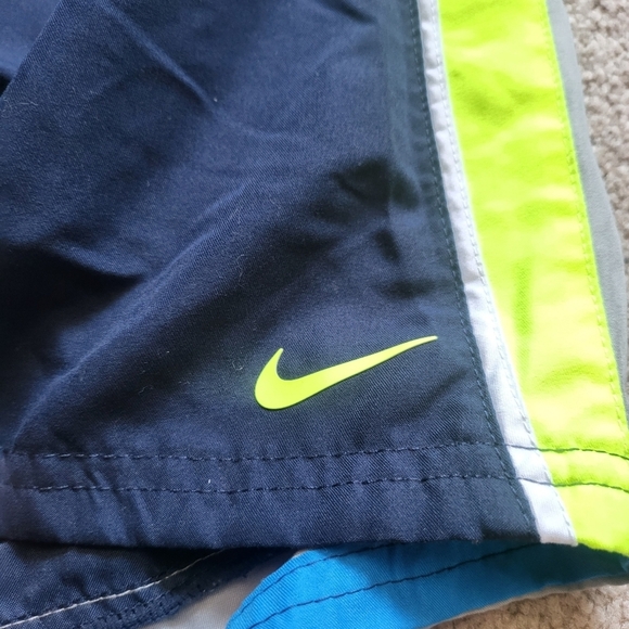 Nike Mens Navy Swim Trunks - Picture 2 of 6
